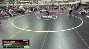 127 lbs Semis & 1st Wrestleback (8 Team) - Tyler Reed, Apple Valley vs Gunnar Kremer, Gale-Ett.-Tr./Mel.-Min.