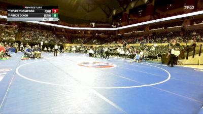 150 Class 1 lbs Cons. Round 3 - Tyler Thompson, Penney vs Reece Dixon, East Buchanan