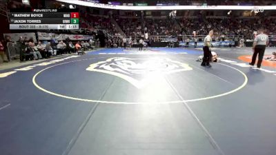 II-170 lbs Champ. Round 2 - Jaxon Torres, Granville/Whitehall vs Mathew Boyce, Windsor