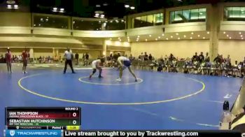 182 lbs Round 2 (10 Team) - Ian Thompson, Indiana Smackdown Black vs Sebastian Hutchinson, Rip Tide Wrestling