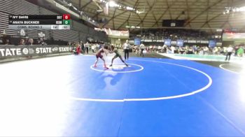Girls 4A 135 lbs Cons. Round 2 - Ivy Davis, South Kitsap (Girls) vs Anaya Buckner, Redmond (Girls)