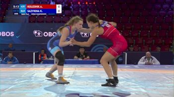 59 kg 1/8 Final - Alyona Kolesnik, Azerbaijan vs Krystsina Sazykina, Belarus