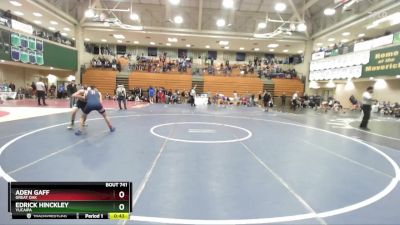 120 lbs Cons. Round 3 - Aden Gaff, Great Oak vs Edrick Hinckley, Yucaipa