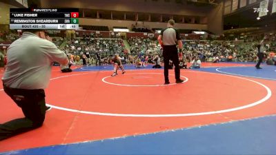 55 lbs Quarterfinal - Remington Shearburn, Spartan Wrestling Academy vs Luke Fisher, Texarkana Wrestling Club