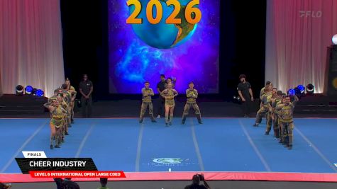 Cheer Industry [2026 L6 International Open Large Coed Finals] 2026 The Cheerleading Worlds