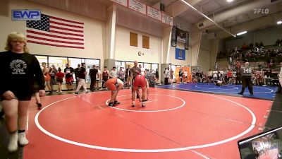 155 lbs Quarterfinal - Jeffrey Bennett, Sperry Wrestling Club vs Beckett Jackson, Team Tulsa Wrestling Club