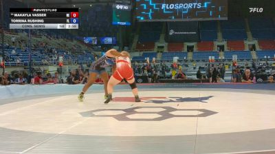 170 lbs Cons. Semis - Makayla Vasser, NE vs TorRina Rushing, FL