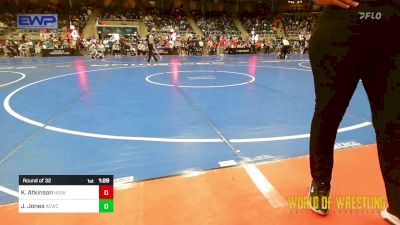 61 lbs Round Of 32 - Jax Jones, Adams City vs Karson Atkinson, Husky Wrestling Club