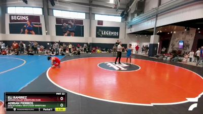 120 lbs Quarterfinal - Eli Ramirez, Brazos Valley Wrestling Club vs Adrian Fierros, Gracie Barra Westchase Wrestling Club