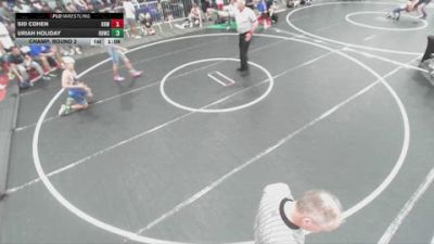 126 lbs Champ. Round 2 - Sid Cohen, Rancho Bernardo WC vs Uriah Holiday, Rough House Wrestling Club