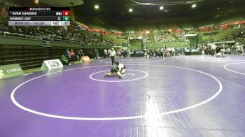115 lbs Round Of 16 - Evan Cavazos, Immanuel vs Dominic Day, St. Joseph