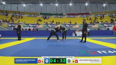 JOAO VINICIUS SOUZA GONCALVES vs GUILHERME VINÍCIUS DOS SANTOS 2026 FPJJ Circuito Paulista GI Etapa 3