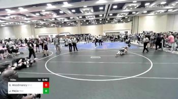 116 lbs Consi Of 8 #1 - Gavin Woodmancy, St Charles East Elite vs Jullien Mejia, Pride WC