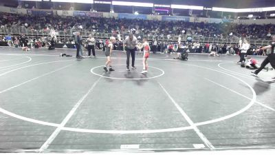 75 lbs Quarterfinal - Joey Barron, Purler vs Knox Perkins, Tahlequah WC