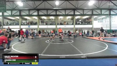 99-106 lbs Round 1 - Haley Richter, Heyworth vs Kendra Ege, ISI