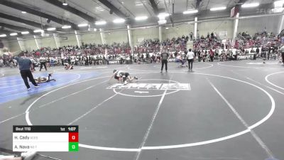 98 lbs Quarterfinal - Hunter Cady, Xcess vs Andrew Nava, No Team