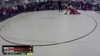 168 lbs Champ. Round 2 - Tyler Sears, Syracuse Youth Mat Club vs Brody Sliva, Nebraska