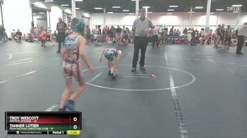 68 lbs Round 3 - Tanner Lotier, Team Nauman Wrestling Club vs Troy Wescott, Upstate Uprising