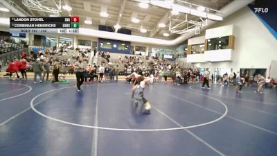 140 lbs Semifinal - Corbinian Hendricks, East Idaho Elite Wrestling Club vs Landon Stohel, Sublime Wrestling Academy