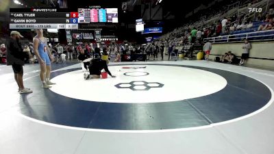 175 lbs Cons. Sub-rd Of 16 - Cael Tyler, MI vs Gavin Boyd, PA