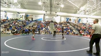 110 lbs Cons. Round 3 - Brielle Preston, Free State vs Mwanaisha Kagoni, Junction City