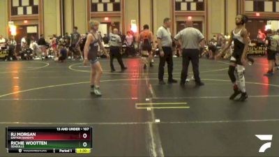 107 lbs Cons. Semi - Rj Morgan, Dayton Bandits vs Richie Wootten, Seagulls