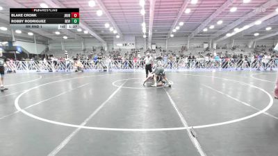 120 lbs Rr Rnd 1 - Blake Cronk, Journeymen Wrestling Blue vs Robby Rodriguez, Revival Orange