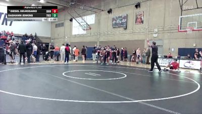 125 lbs Cons. Round 2 - Dashawn Jenkins, Treasure Valley CC vs Diesel DelRosario, Southern Oregon