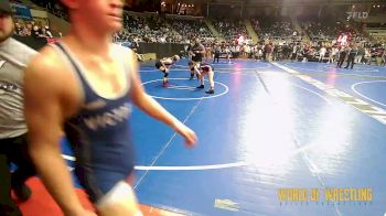 125 lbs Consolation - Madison Pagonis, BullTrained vs Hayden Bratland, Ubasa Wrestling Academy