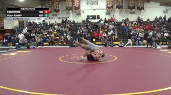 285 lbs Cons. Round 1 - Noah Knorp, Notre Dame-Green Pond vs Cole Ditzig, Brecksville