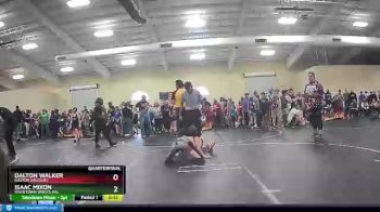 70 lbs Quarterfinal - Dalton Walker, Gaston Grizzlies vs Isaac Mixon, Rivertown Wrestling