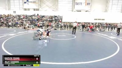 130 lbs Round 2 - Kaitlyn Young, Journeymen Wrestling vs Riley Sanders, Club Not Listed