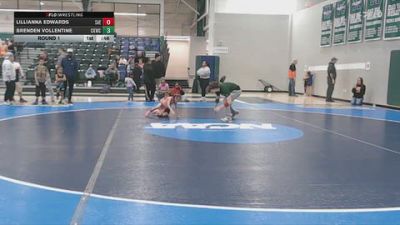 44/48 Round 1 - Lillianna Edwards, Saegertown vs Brenden Vollentine, Corry Kids