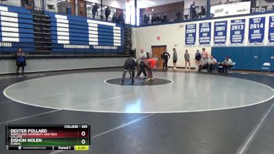 285 lbs 7th Place Match - Dexter Pollard, Northland Community And Tech College vs Dishon Nolen, Eureka