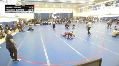 190 lbs Champ. Round 1 - Byron Quintero, Lake Forest vs Marciano Guerrero, La Quinta High School