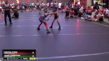 58 lbs Round 1 (4 Team) - Weston Myers, MO Outlaws Black vs Asher Garretson, Untouchables