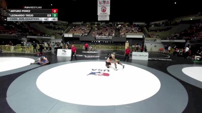 92 lbs Cons. Sub-quarters - Leonardo Trejo, Club Lucha Wrestling vs Arturo Perez