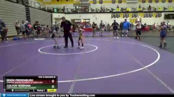 58 lbs Round 1 - Irwin Fredenburg, Central Indiana Academy Of Wrestling vs Colton Wiseman, Contenders Wrestling Academy