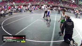 75 lbs Cons. Round 2 - Preston Wiehn, Humphrey Saint Francis Flyers vs Liam Twombly, Nebraska Elite Wrestling Club