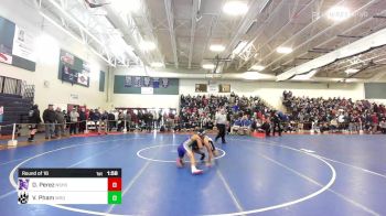 152 lbs Round Of 16 - Damien Perez, Nashua South vs Victor Pham, Winnisquam