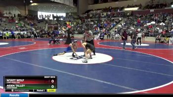 5A 126 lbs Quarterfinal - Wyatt Wolf, Lake Hamilton vs Aiden Talley, Greenbrier
