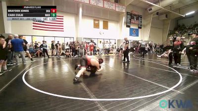 285 lbs Rr Rnd 2 - Brayden Jones, Skiatook HS vs Cash Culie, Wagoner Takedown Club