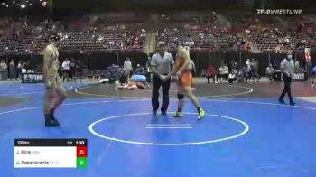 195 lbs Round Of 16 - Jaden Rice, Spokane Wrestling vs Jacob Rosencrantz, Sanderson Wrestling Academy