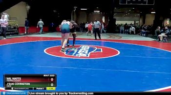 2A-215 lbs Semifinal - J`Sun Covington, Cook vs Wil Watts, Toombs County