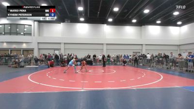 92-95 lbs Semis - Mateo Pena, Reverence Wrestling Club vs Kyheim Peterson, Glasgow Wrestling Academy