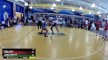 132 lbs Round 6 (8 Team) - Cody Holt, Bandits WC vs James Aguilar, OutKast WC