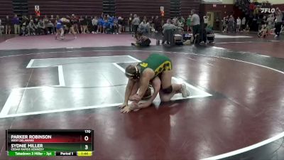 170 lbs Cons. Round 2 - Sydnie Miller, Cedar Rapids Kennedy vs Parker Robinson, West Delaware