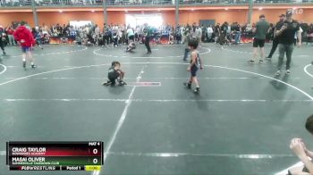 45 lbs Cons. Round 3 - Masai Oliver, Summerville Takedown Club vs Craig Taylor, NoWorries Academy