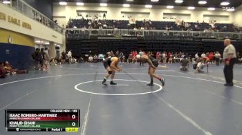 165 lbs Semifinal - Isaac Romero-Martinez, Modesto Junior College vs Khalid Ghani, Modesto Junior College