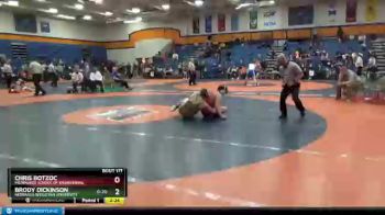 174 lbs Cons. Round 1 - Brody Dickinson, Nebraska Wesleyan University vs Chris Botzoc, Milwaukee School Of Engineering